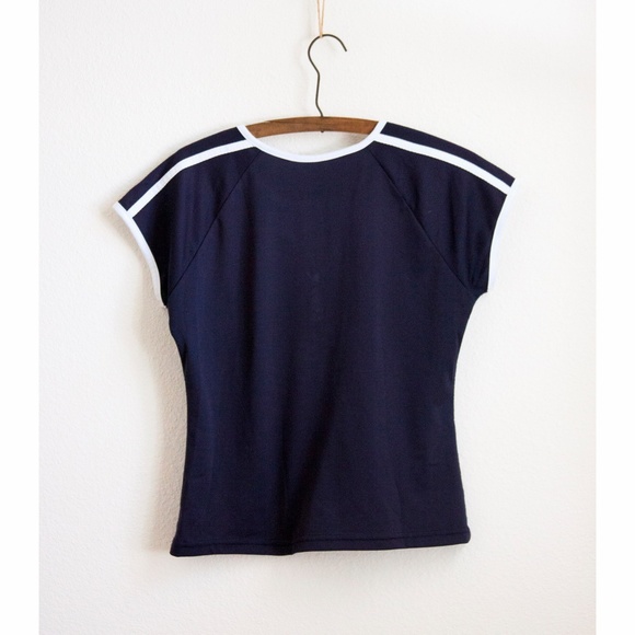 Vintage Double Stripe Athletic Top - Picture 4 of 6